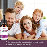 Ausreson Complexe Liquide Vitamine B12 Vitamine Bc Gouttes Complément Vitamine B Complexe Liquide