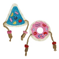 Juguete Ecológico Creativo para Gatos con Esponja de Lufa y Función Luminosa para Masticar y Limpiar los Dientes, Juguete Interactivo para Gatos