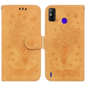 Funda con tapa para Tecno Spark GO 2020 Spark 6, billetera de mariposa rosa - Product Image 3