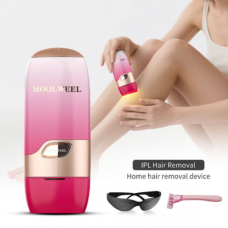Moolweel T003 36W Portable IPL Machine 2025 Home Use Painless Permanent Laser Hair Removal Device Ice Cooling Facial Body Laser
