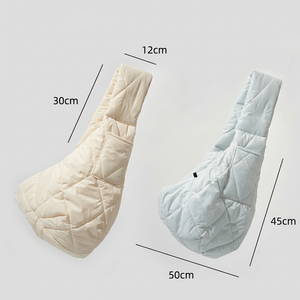 תיק נשיאה רך מפוליאסטר עמיד למים לחיות מחמד, תיק צד קל משקל, מתקפל, לנשיאת חתולים וכלבים במשקל 5-7 ק\"ג, צבע בהתאמה אישית, סיטונאי - Product Image 5