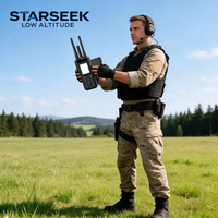 Starseek F13M Dispositif de détection portable ultra large bande pour drones 300 MHz 13,4 GHz Localisateur de drones portable Décodage RID multi-standards