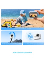 XbotGo AI 4K cardan de suivi entièrement automatique étanche caméra d'action grand angle 8 langues pour enregistrements de jeu