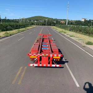 Semirremolque Esqueleto <span class=keywords><strong>para</strong></span> Contenedores de 13 m, Chasis de Remolque de 3 Ejes <span class=keywords><strong>para</strong></span> Transporte de Contenedores de 20 y 40 pies - Product Image 5