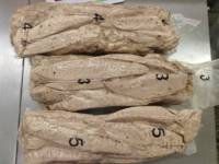 Partie de filet Flocons de bonite halal d'usine Longe de poisson à vendre Bullet Frozen Bigeye Katsuobushi Longes de thon sous vide