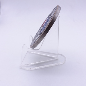 New Style clear Acrylic Plastic Adjustable <strong>Medal</strong> Souvenir Disc Coins <strong>Display</strong> Stands Easel Plexiglass Small Knives Holders Rack - Product Image 2