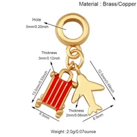 Pendentif Breloque Tendance en Forme d'Avion, Tour Eiffel, Étoile, Œil, Cœur, Appareil Photo, Chien, pour Bijoux, Colliers, Bracelets, Fournitures DIY R38