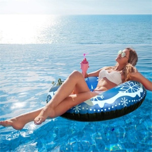 2023 Tube gonflable en PVC personnalisé et ludique, utilisable comme luge à neige, bateau gonflable Air Bay Breeze et jouet de ski pour l'hiver - Product Image 6