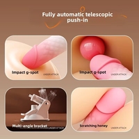 Machine à pénétration télescopique entièrement automatique, vibromasseur pour femmes, jouet pour adultes
