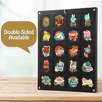 Tableau de support d'affichage mural en acrylique transparent sans poussière pour épingles à bijoux en émail