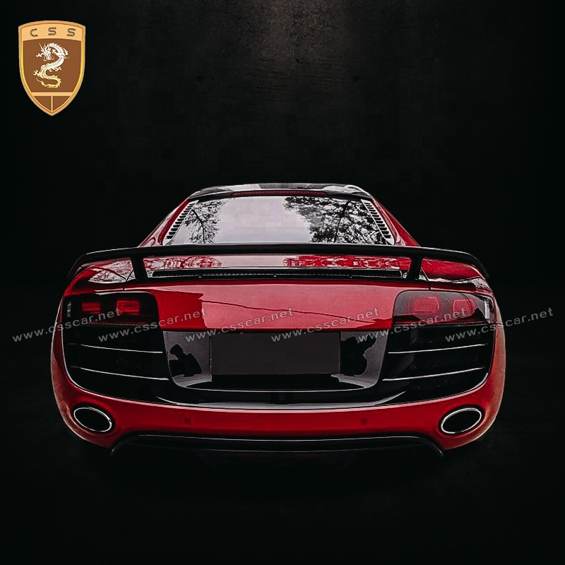 GT Style Aileron Arrière En Fiber De Carbone Aile Pour Adi R8 Spoiler de Coffre Kits De Carrosserie