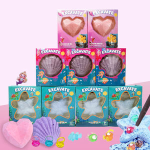 새로운 고고학 발굴 장난감 바다 인어 인형 조개 석고 보석 블라인드 박스 모델 어린이 장난감 4-6세 기타 교육용 - Product Image 5