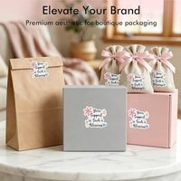 Autocollants de bénédiction, 500 pièces, étiquettes de scellage décoratives pour petits détaillants en ligne, boulangerie, enveloppe postale, boîte-cadeau, décoration d'emballage