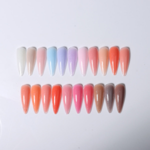 15ml Logo personalizzato Non costruttore di calore Gel colori Glitter rosa <span class=keywords><strong>Nude</strong></span> HEMA libero senza bruciare auto livellamento per unghie duro Gel costruttore in barattolo - Product Image 5