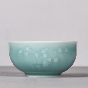 Bát cơm gia đình, bát gốm phong cách trung quốc, celadon plum blossom series - Product Image 6