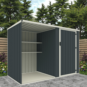 Cobertizo Metálico <span class=keywords><strong>de</strong></span> Fábrica EF0804-H162, Cobertizo <span class=keywords><strong>de</strong></span> Jardín, Cobertizo para Herramientas <span class=keywords><strong>de</strong></span> Exterior, Almacenamiento para Patio Trasero, Soporte para Leña, Cobertizo Utilitario - Product Image 4