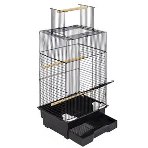 Groothandel 24 "Kleine Vogelkooi Voor Kleine Parkieten Open Top Dierenhuis Met Metalen Houtijzer Materialen Fabriek Prijs - Product Image 1