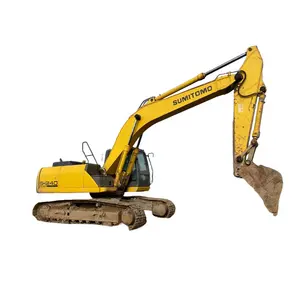 ต้นฉบับญี่ปุ่นใช้ Sumitomo SH240A Excavator24ton ขนาดกลางตีนตะขาบแบ็คโฮอาคารรากฐาน SH200 SH240 ขุดสําหรับขาย