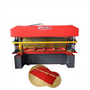 Máquina para Fabricar Tejas de Doble Capa, Accionada por Motor, Línea de Producción de Láminas para Techo Trapezoidales y Corrugadas - Product Image 1