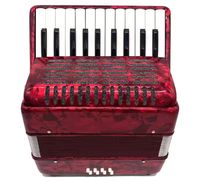 Chromatic 22-Key 8-Bass Portable Student Wood Accordion Blue