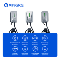 Point de charge mural Type 2 EU 7kW avec contrôle Bluetooth OEM pour recharge rapide à domicile