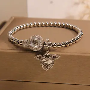 Angel Wings Designer-Armbänder Mode Diamant Luxus-Damenarmband