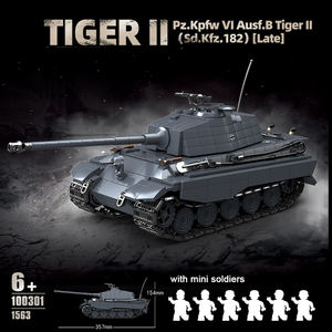 Figurine de <span class=keywords><strong>soldat</strong></span> en briques, modèle de collection historique de l'armée allemande WW2, 1563 pièces - Product Image 2