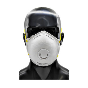 Respirador Desechable para Partículas PM2.5, <span class=keywords><strong>Mascarilla</strong></span> N95 con Válvula para <span class=keywords><strong>Soldadura</strong></span> y Humo, Certificación NIOSH - Product Image 4