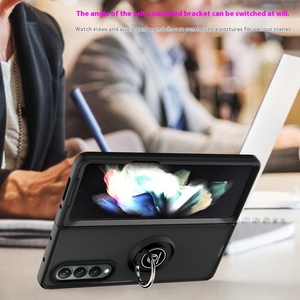 70% Qiying สำหรับ Samsung Z เคสมือถือแบบพับได้เคสใสโปร่งแสงกันตกที่ยึดแหวนรถยนต์อุปกรณ์ป้องกันกล้อง - Product Image 5