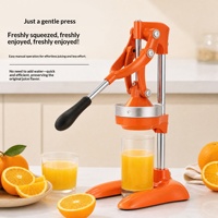 Directe Fabrikant Citroen Sinaasappel Granaatappel Vleesverwerkingsbedrijven Fruitpers Aluminiumlegering Handmatig IoT 5 Jaar Garantie Yiwu