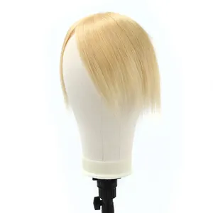 TUW26 Topper de <span class=keywords><strong>cheveux</strong></span> humains vierges Remy pour femmes, <span class=keywords><strong>court</strong></span>, aspect naturel, lisse, monotop pour <span class=keywords><strong>cheveux</strong></span> clairsemés, technique de base mono - Product Image 5