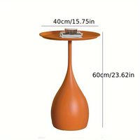 Table basse ronde créative en métal pour canapé, style luxe léger, minimaliste, artistique, moderne, pour salon
