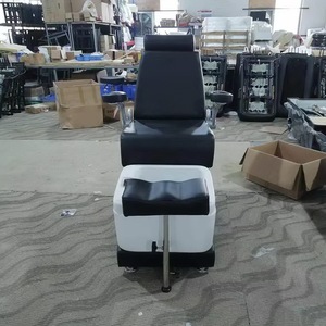 Fauteuil de Luxe CE Moderne Noir pour Manucure et Pédicure Électrique, Chaise de Massage Spa pour les Pieds, Trône de Salon de Beauté - Product Image 3