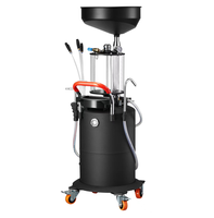 Extracteur d'huile moteur pneumatique 80L avec gobelet doseur 10L pour garage de réparation automobile