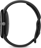 Montre connectée Google Pixel Watch 4 (45 mm) avec suivi complet de la santé et du fitness, prise en charge Gemini, boîtier et bracelet en aluminium noir mat