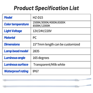 Éclairage LED pour chambre froide Longhey / Lumières LED pour chambre froide / Éclairage de congélateur étanche en aluminium pour usage commercial - Product Image 3