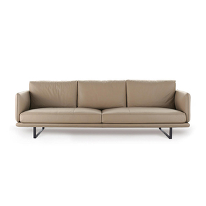 Bộ ghế sofa mới về, nội thất sofa góc, sofa văn phòng, sofa da màu cam hiện đại - Product Image 6