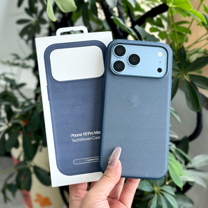 L217 New TechWoven Case Strong Magnetic+Animation for <b>iPhone</b> 17 18 Pro Max Anti Shock Anti Fingerprint Fundas Mobile - Product Image 1