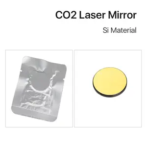 良い-レーザー径25mmCO2レーザーミラーSi反射レンズコーティングゴールド反射シリコンレンズCO2レーザーヘッド彫刻切断用