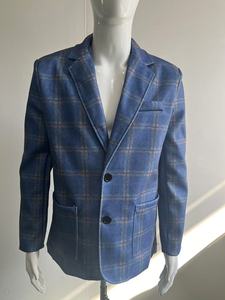 Nouveau <span class=keywords><strong>Blazer</strong></span> de Costume Décontracté <span class=keywords><strong>Homme</strong></span> S-3XL à <span class=keywords><strong>Carreaux</strong></span> avec Revers, Manches Longues - Product Image 3