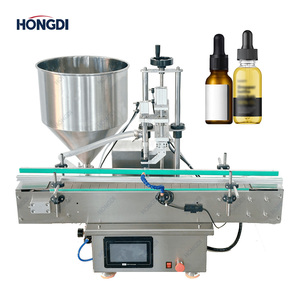 Machine de remplissage automatique de liquides à pompe à engrenages de petite taille pour cosmétiques, boissons, eau en bouteille, production flexible haute précision - Product Image 2