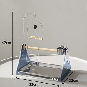 Nieuw Design Metalen Luxe Multifunctionele Volière Buitenvogelstand Vogelstand Showkooi Om Vogels Te Tonen - Product Image 3