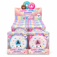 Jumbo Donut TPR Slow Rising Squishy Toy Soft Sensory Squeeze Stress Relief Fidget Toy Wholesale Bulk