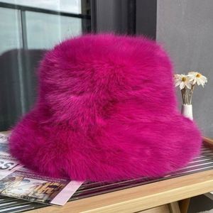 Wholesale in Stock Facux Fur <b>Hat</b> Unisex Winter <b>Hats</b> Thickened Fur Bucket <b>Hats</b> Casual Ski Four Seasons - Product Image 4