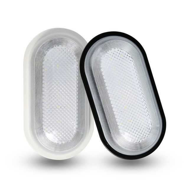 Outdoor Round LED Bulkhead Light Moisture-proof Waterproof Surface Mounted Ceiling Light 15W 24W Oval Bulkhead LED Wall Lamp