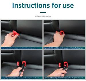Outil d'alignement universel pour siège auto enfant, multicolore, guide de fente d'interface ISOFIX pour siège auto - Product Image 5