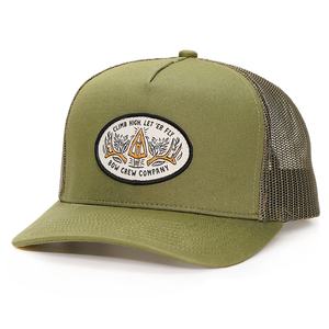 หมวกเบสบอลทรงทรัคเกอร์ผ้าฝ้าย 5 แผง ป้ายทอ  ขายส่ง - Product Image 3