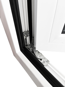 Fenêtre à battant UPVC teintée grise à <span class=keywords><strong>double</strong></span> <span class=keywords><strong>vitrage</strong></span> de qualité supérieure pour les maisons modernes - Product Image 4