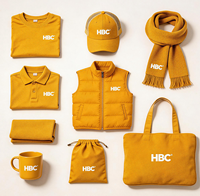 Articles promotionnels HBC, logo personnalisé, boîte cadeau multifonction, sweat-shirt, carnet, casquette, sac, ensemble cadeau souvenir d'entreprise