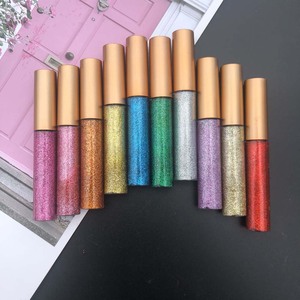 Eyeliner liquide longue durée imperméable à paillettes chimiques de 10 couleurs Maquillage - Product Image 3